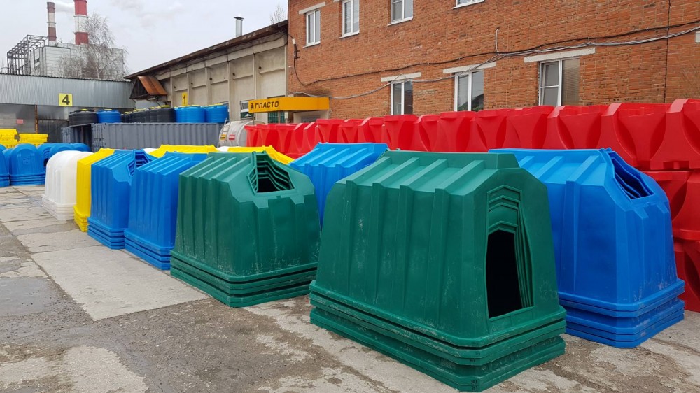 Пластиковый домик для содержания телят стандартной формы 1500мм