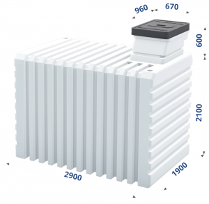 Пластиковый погреб  3000