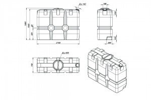 Емкость SK 2000л 