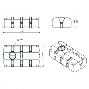 Емкость AUTO 1000л 