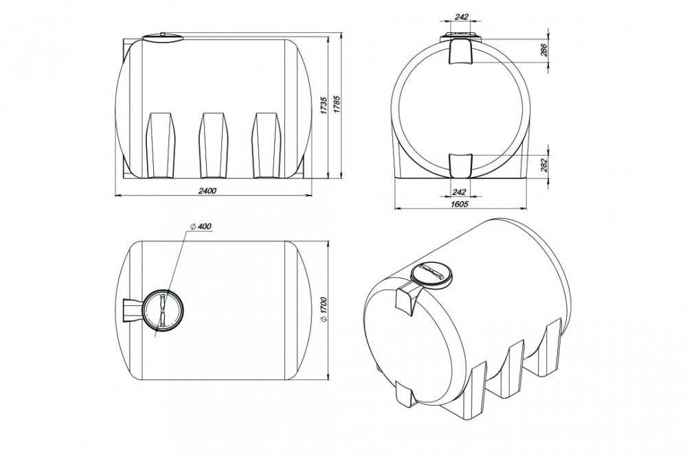 Емкость H 5000л