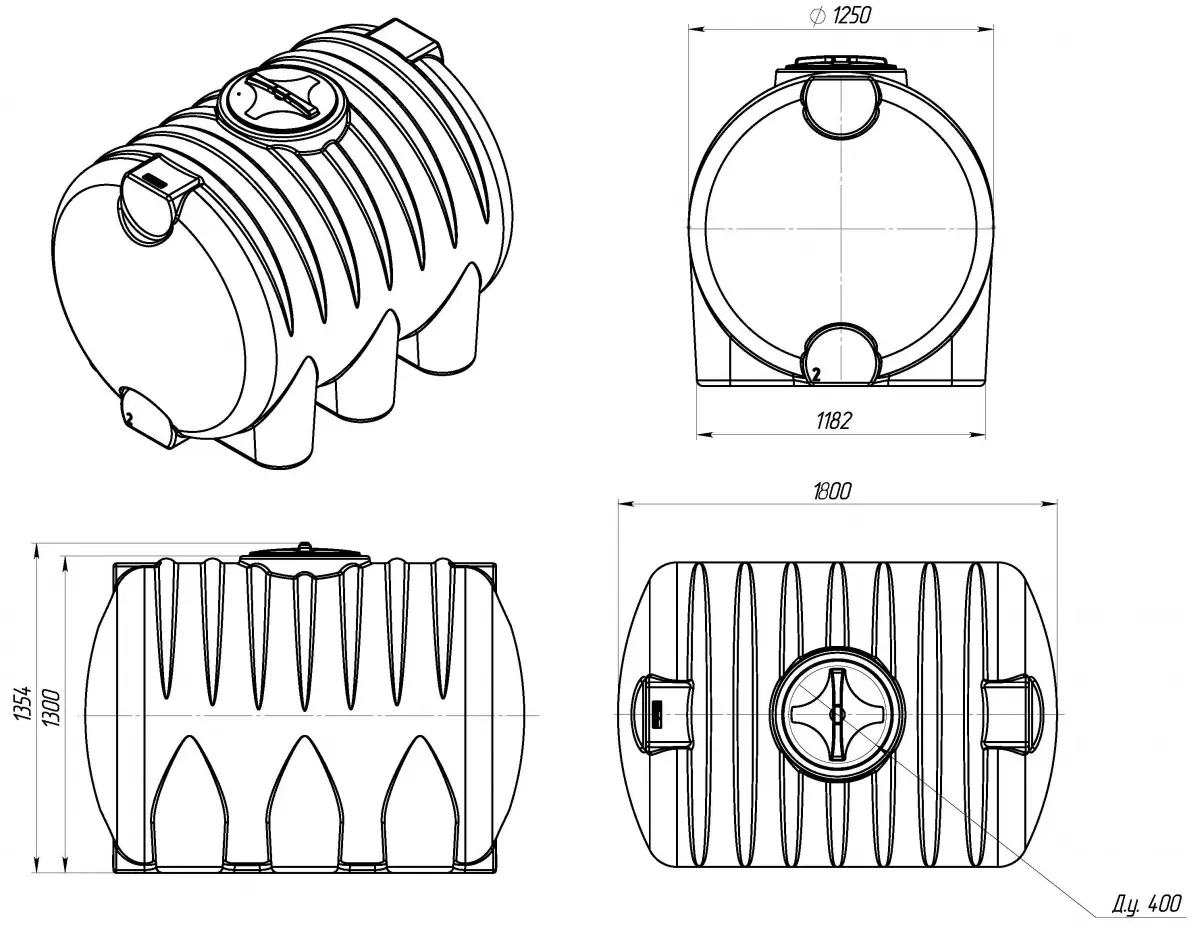 Емкость HR 2000л 