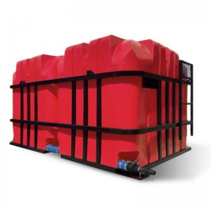 Кассета двойная STR 5000 x 2 с откидной крышкой (полный слив)