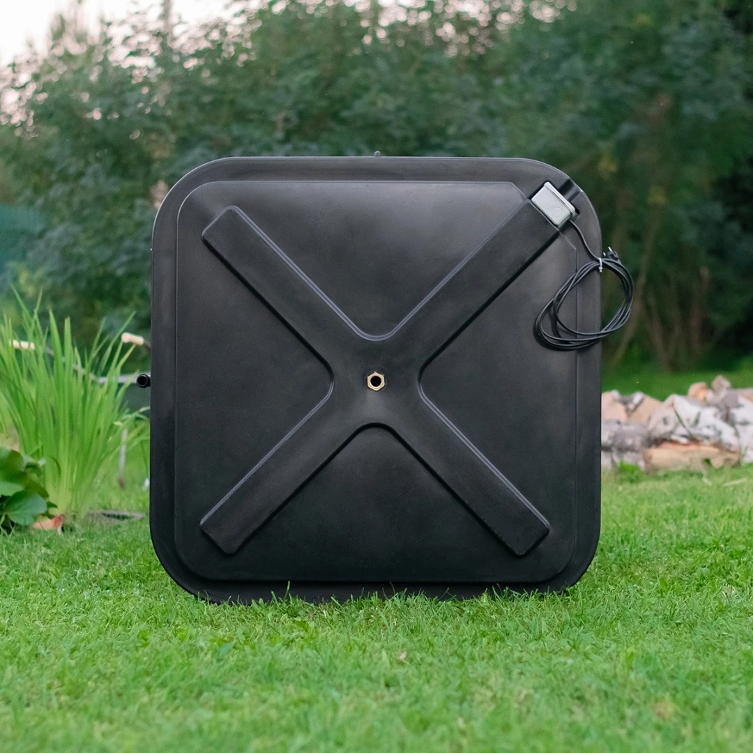 Бак для душа  150 литров с подогревом и лейкой 