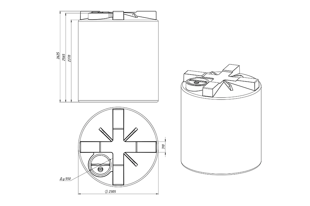 Емкость T 10000л