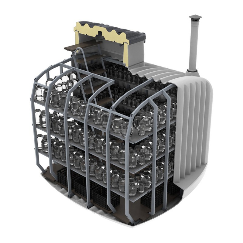 Погреб ЕВРОПЛАСТ 8000 доска террасная максимальная комплектация