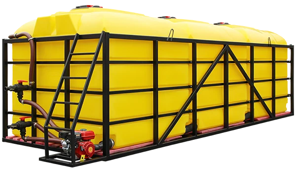 Каркас металлический с мотопомпой объем 15000 литров