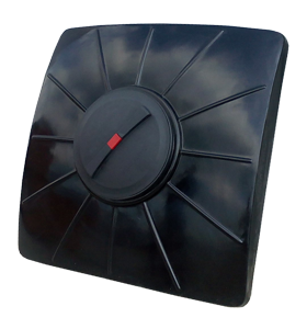 Бак для душа shower 200 black